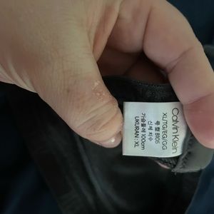 Calvin Klien XL grey bra